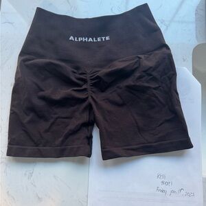 Alphalete Amplify Shorts Chocolate XS